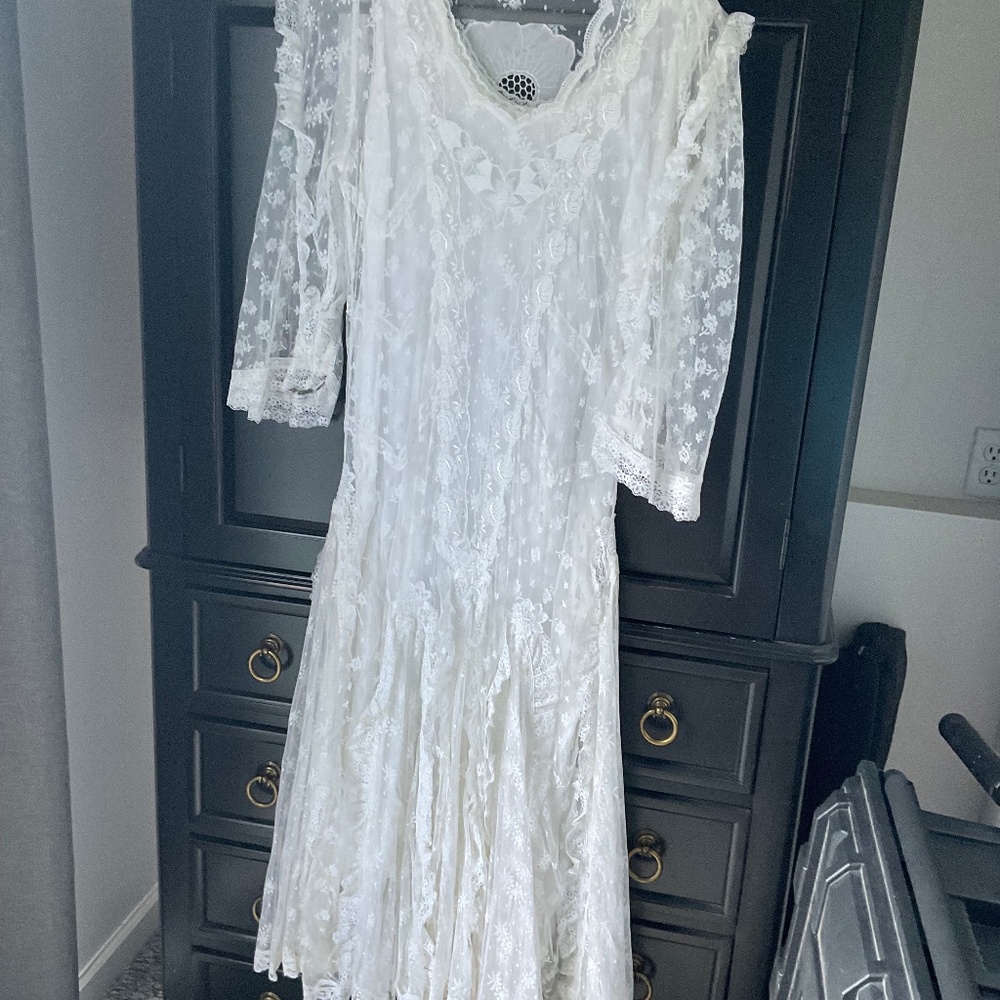 Vintage, elegant long sleeve dress